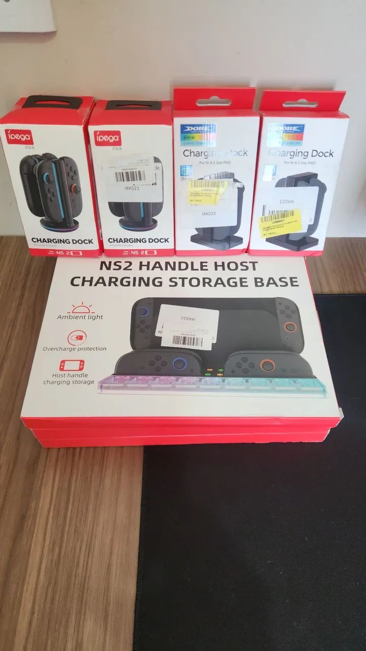 Base de Carregamento e Suporte para Controles Joy-Con do Nintendo Switch 2 - Foto 5