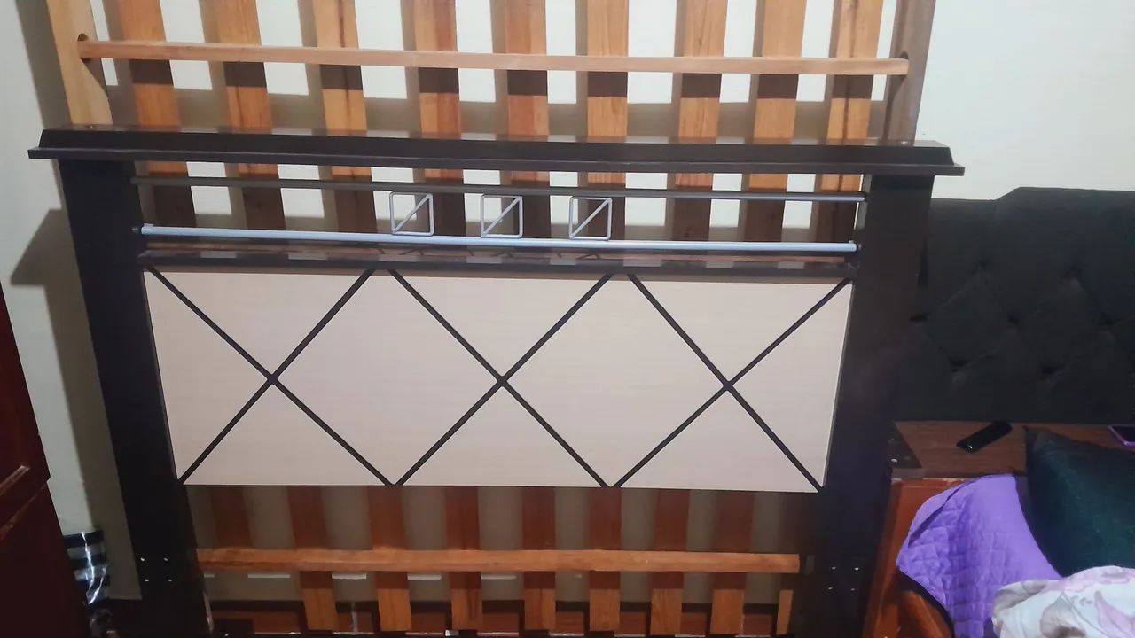 cama casal madeira pura - Foto 3
