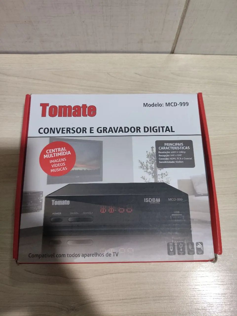Conversor e Gravador Digital - Full HD + Gravação PVR