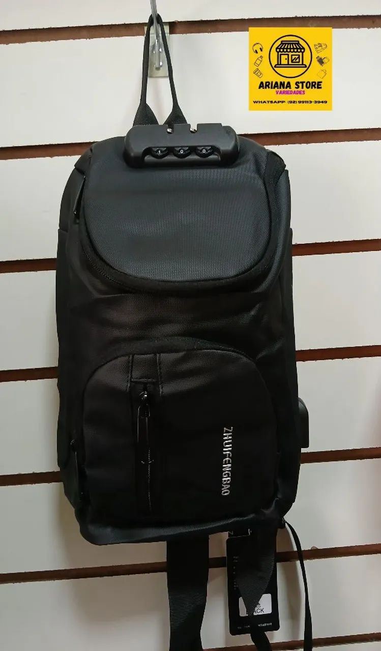 Bolsa transversal pequena motoboy 