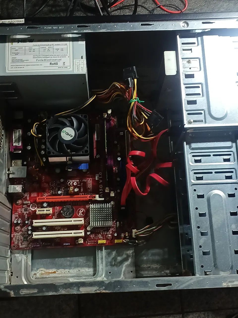 Cpu Pc AMD Semprom 2gb ram 500gb Hd Dvdrw - Foto 2
