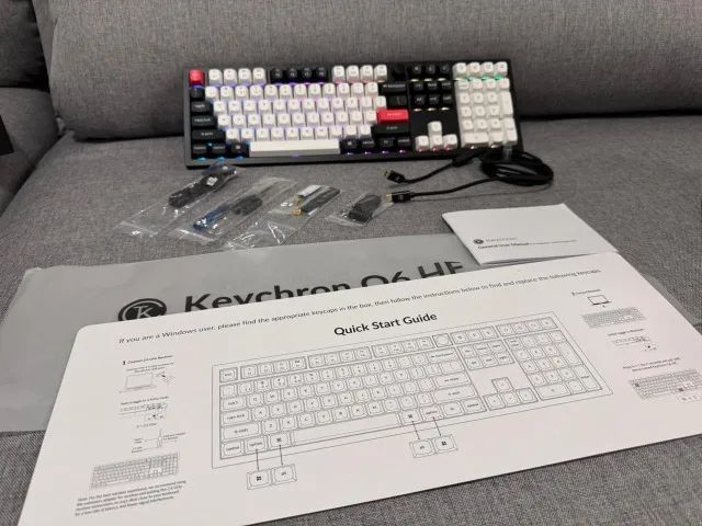 Teclado Mecânico Keychron Q6 HE - Wireless, Switch Magnético Nebula, RGB, Layout americano - Foto 3