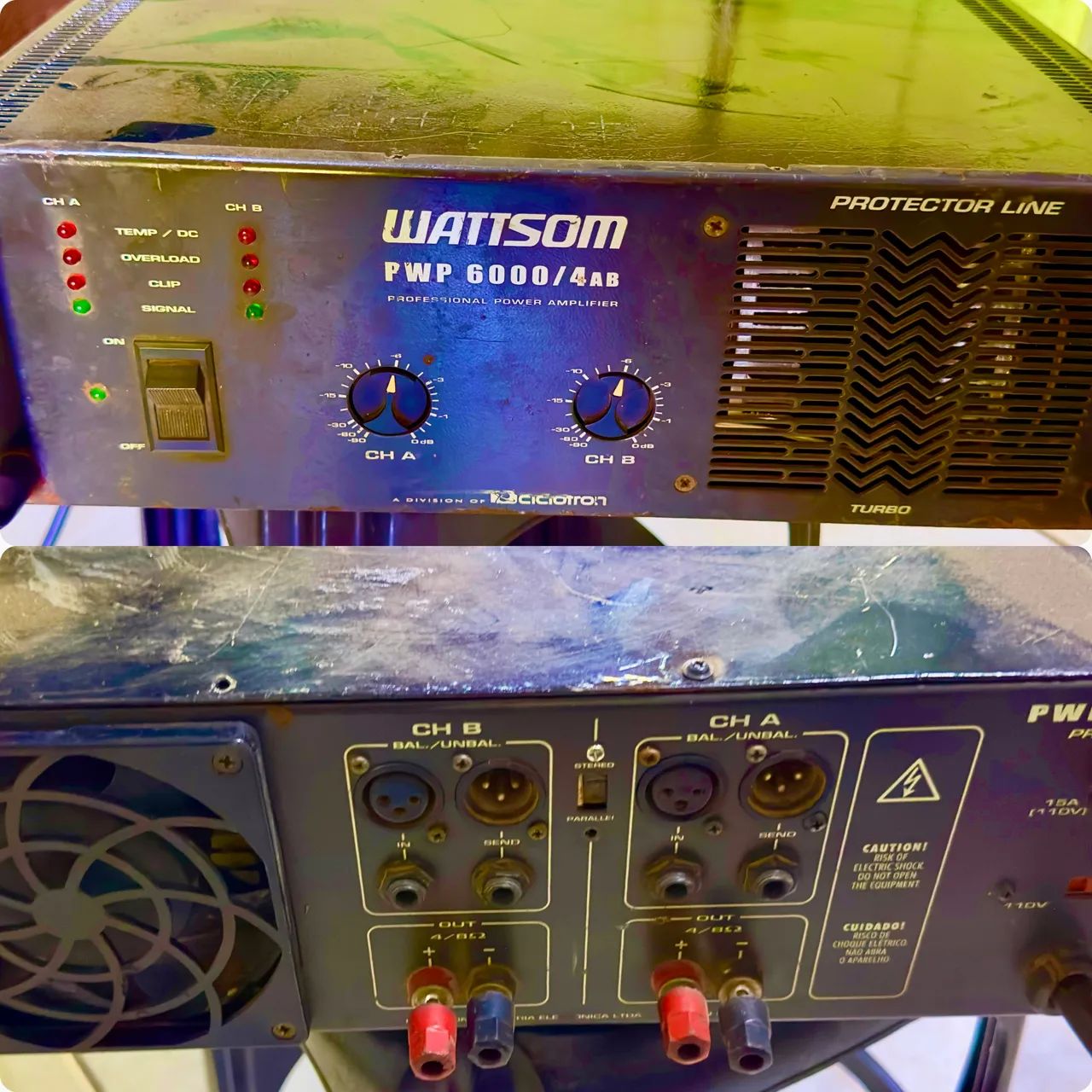 Amplificador profissional 