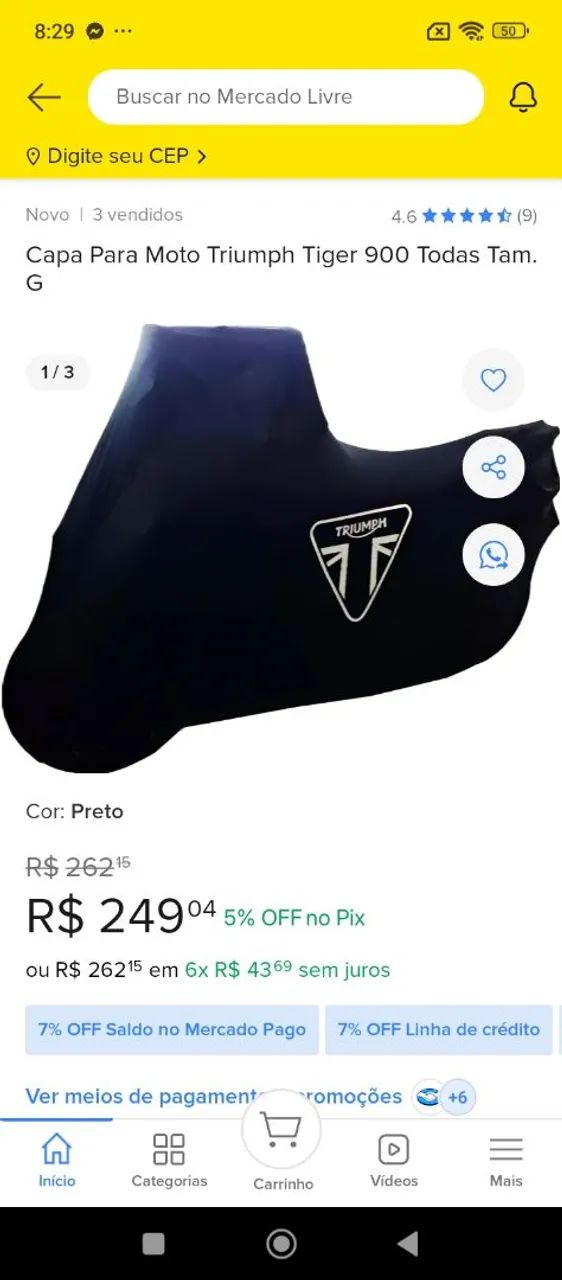 Capa De Moto Profissional, melhor marca  - Foto 5
