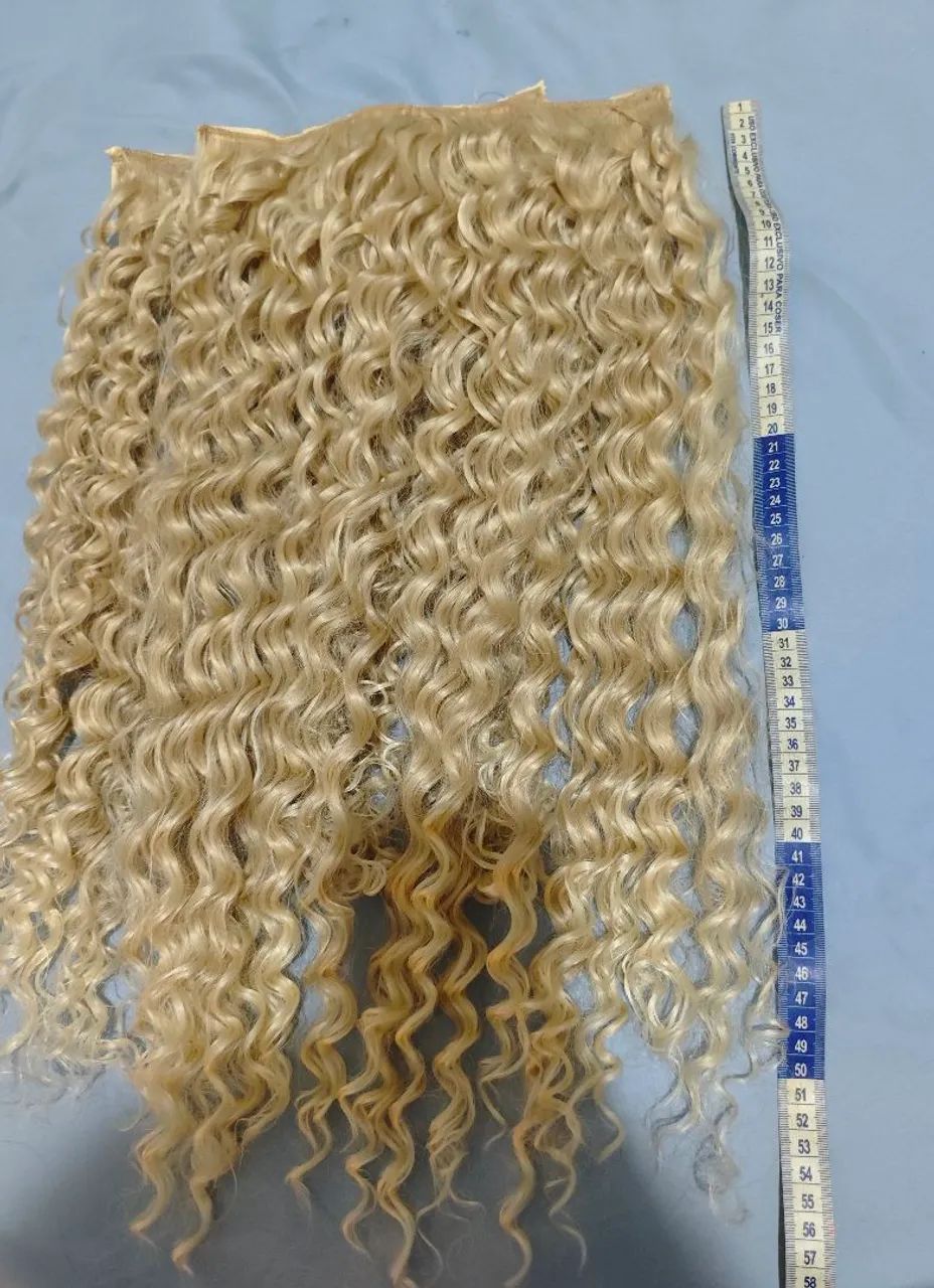 Cabelo Organico Tic Tac Cacheado - 300g Loiro - Foto 2