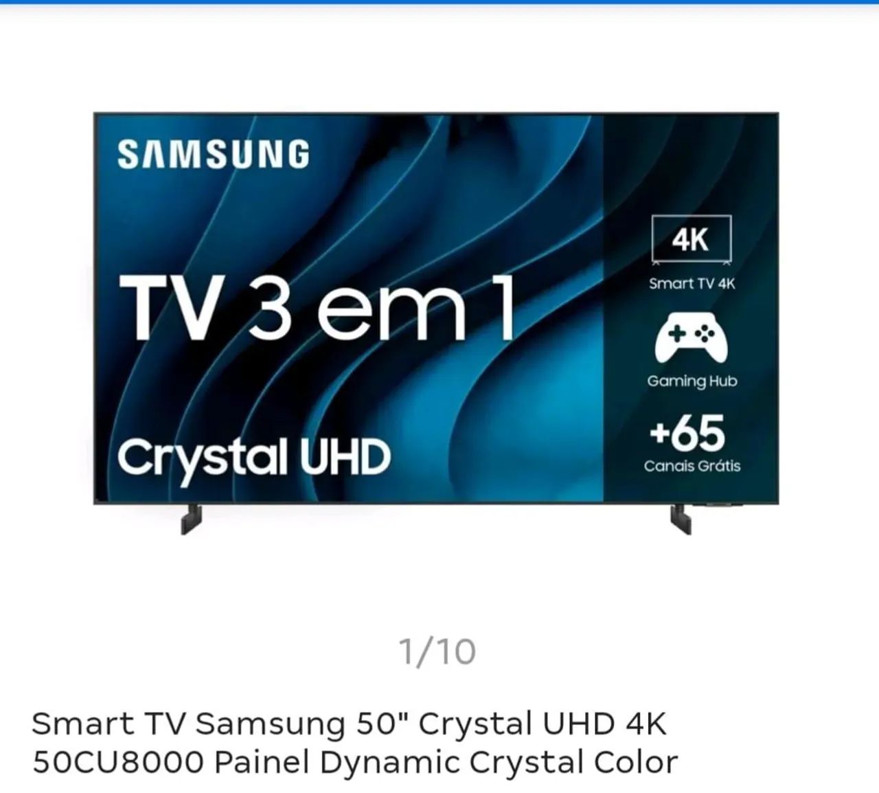 Smart TV Samsung 50 polegadas  - Foto 4