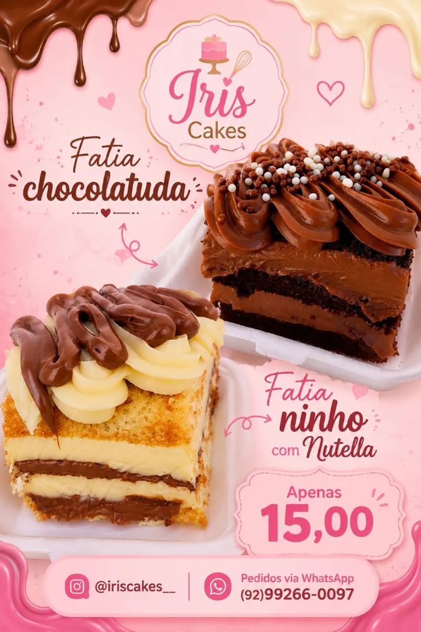 Bolos e doces a pronta entrega! 