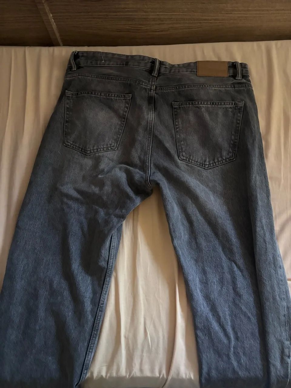 Calça Jeans Zara Original Cinza Estonada - Super Nova - Foto 2