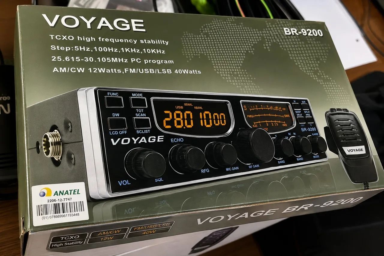 Rádio transceptor Voyager Br-9200 Anatel  - Foto 2