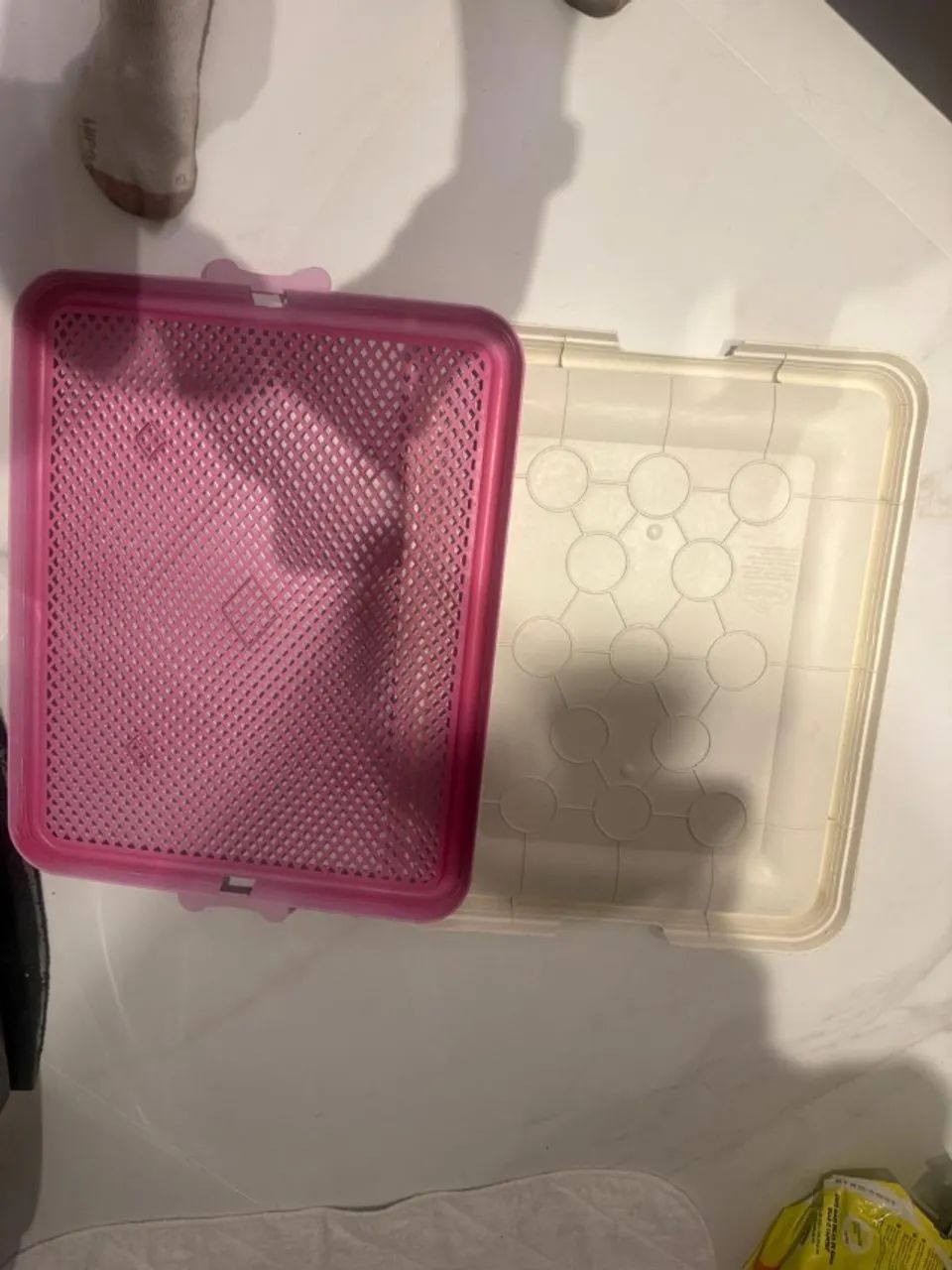 Tapete Higiênico Reutilizável para Cães - Bandeja com Grade (Pet Injet)   - Foto 4