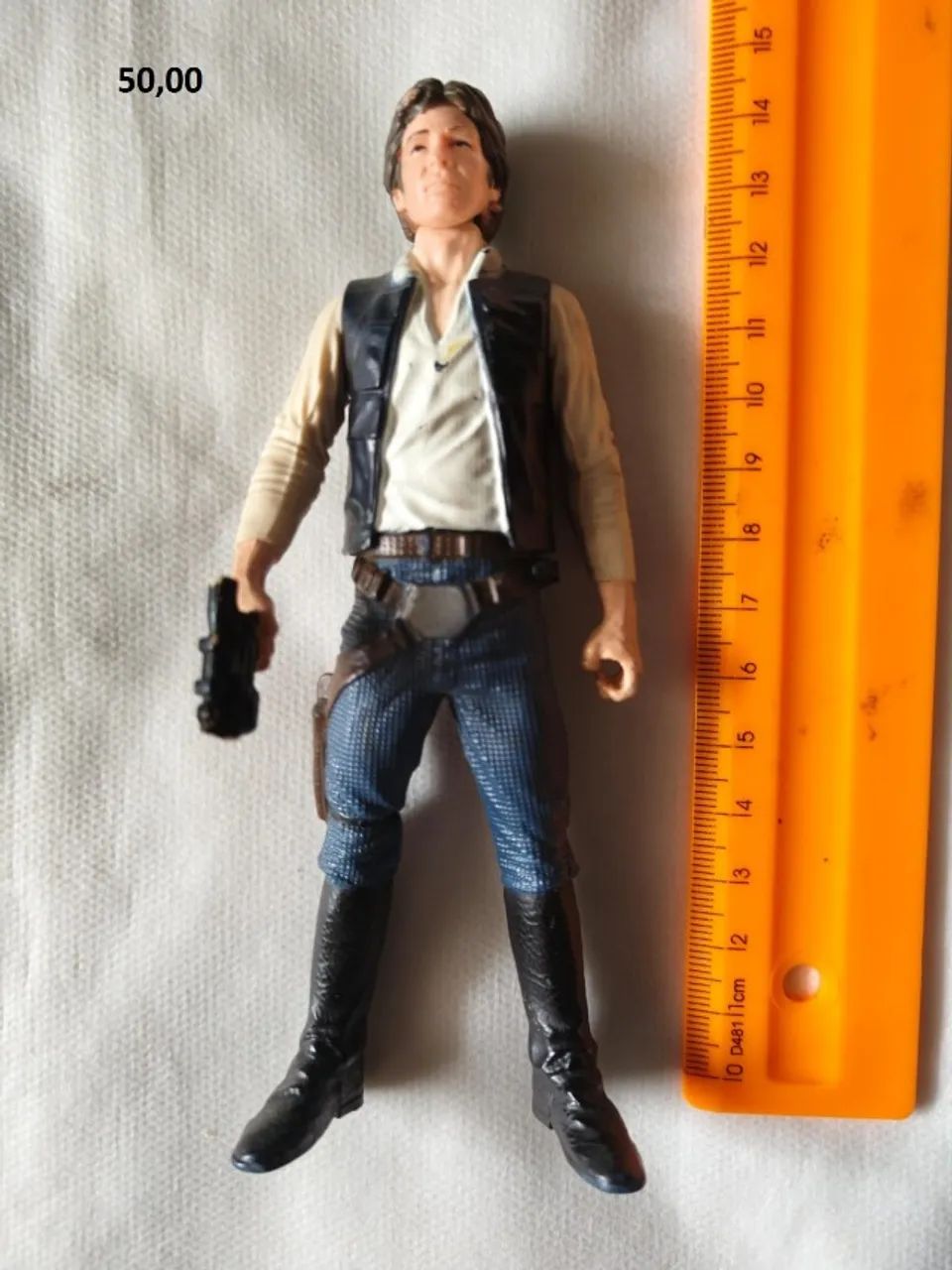 star wars Han Solo pouca articulação sem caixa