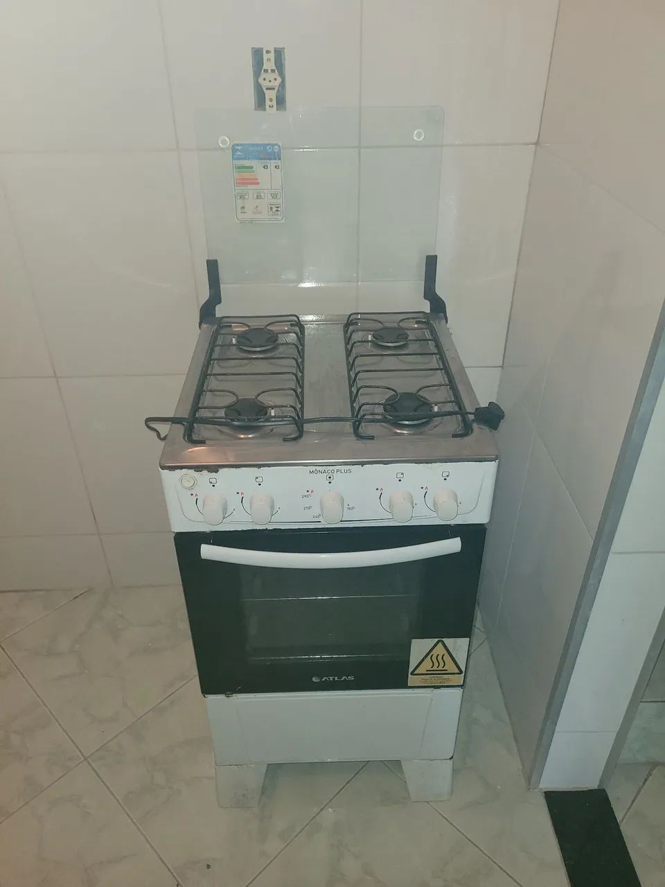 Fogão 4 Bocas Mônaco Plus com Acendimento Automático