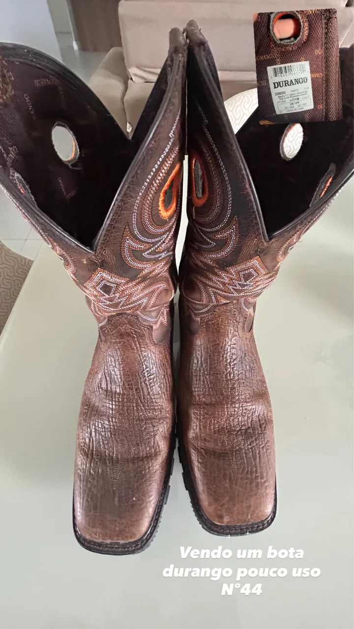 botas western Durango Maverick XP em couro marrom - Foto 5