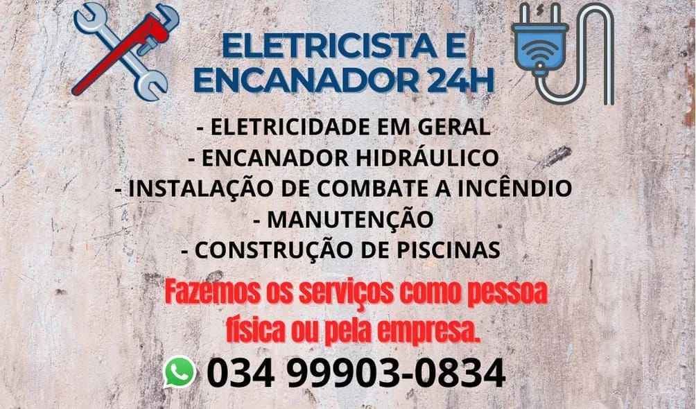 ELETRICISTA E ENCANADOR 24H 