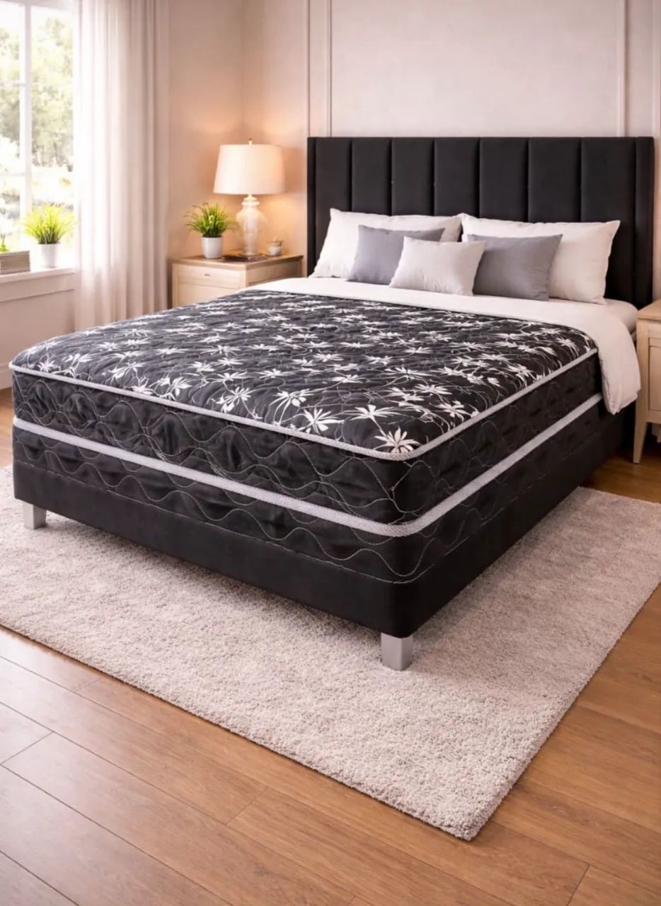 CAMA QUEE MOLAS ENSACADAS 950 