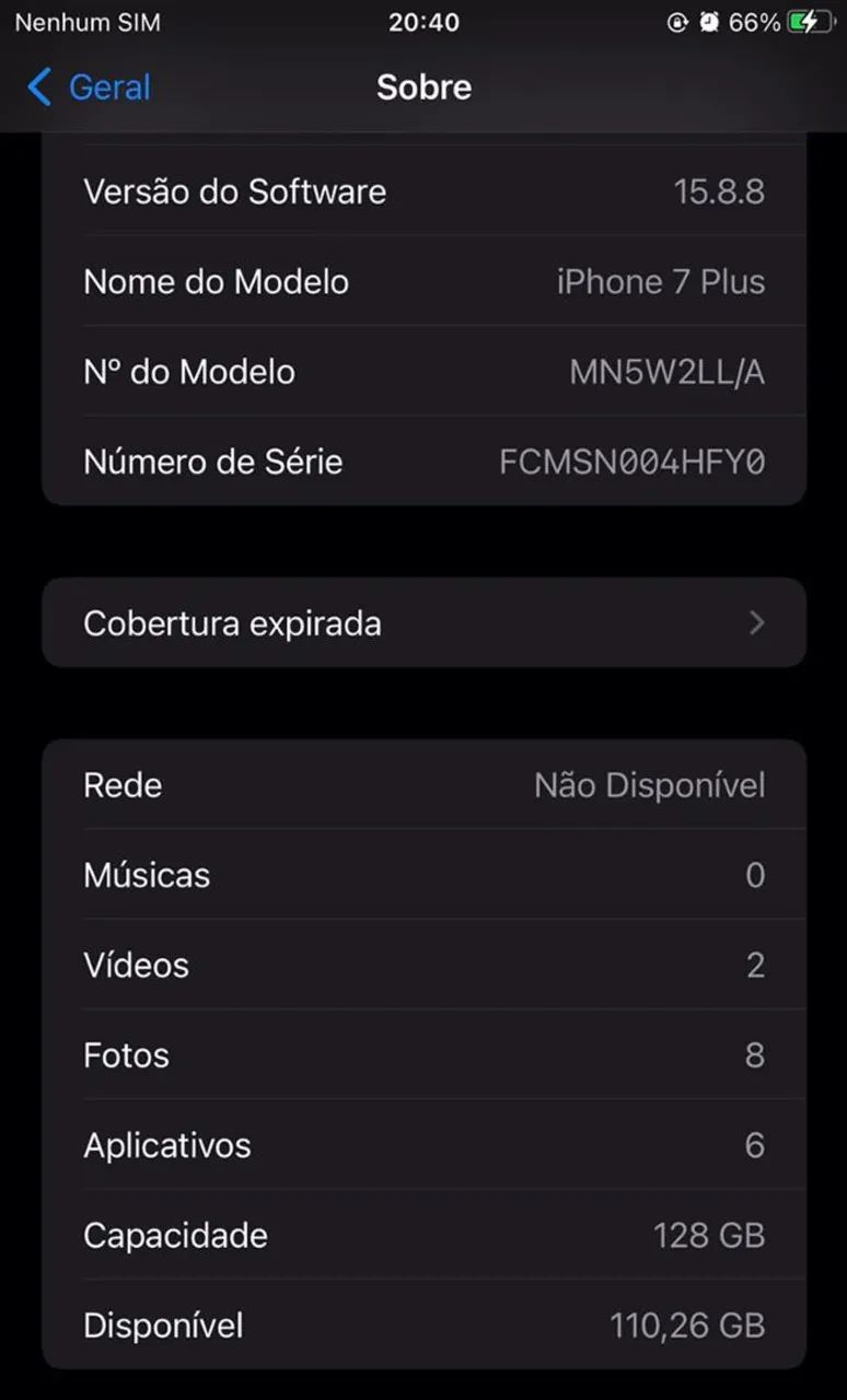 Vende-se iPhone 7plus 