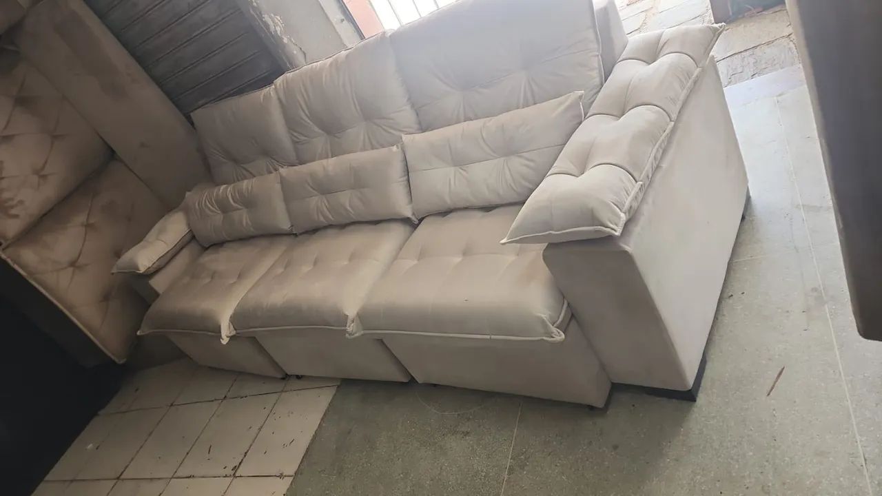 Sofá Retrátil pilowtop 2 metros e meio 