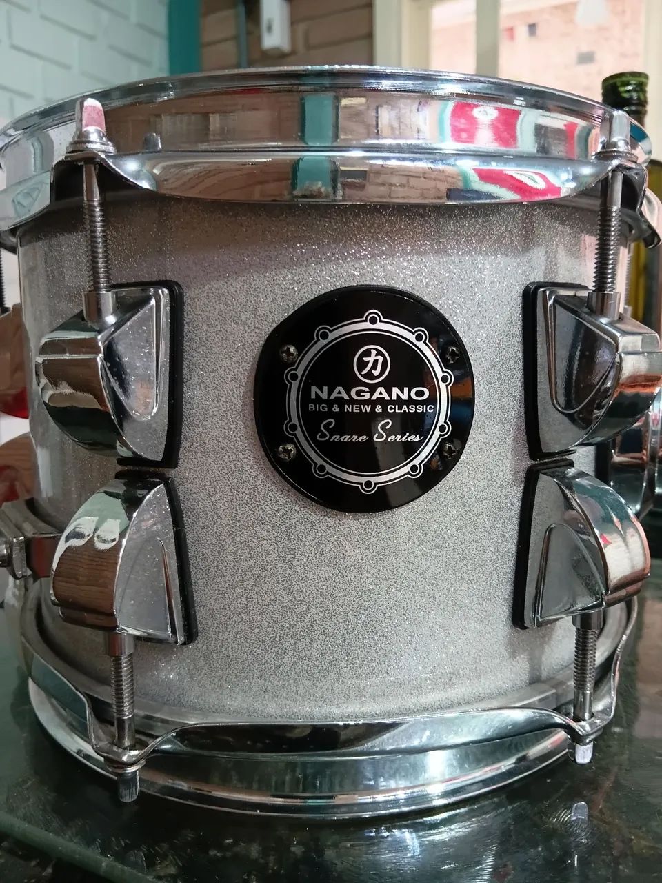 ブラズーカ Caixa Nagano 8x6 Silver sparkle - Instrumentos musicais - Três
