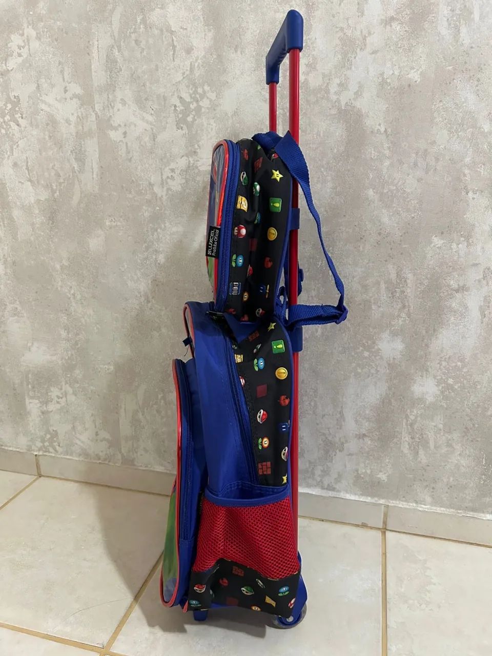 Mochila Super Mario vem com lancheira. - Foto 3