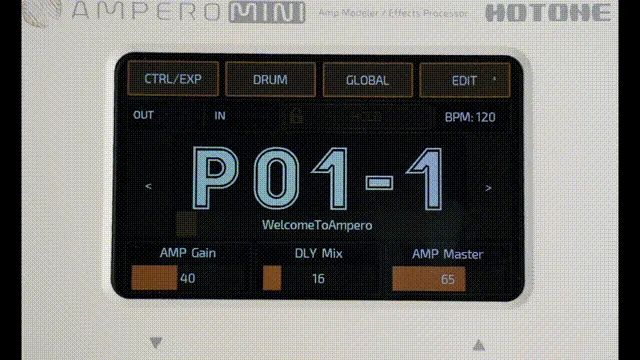 Hotone Ampero Mini | Pedal | Pedaleira | Impulse Response | NAM Capture - Foto 4
