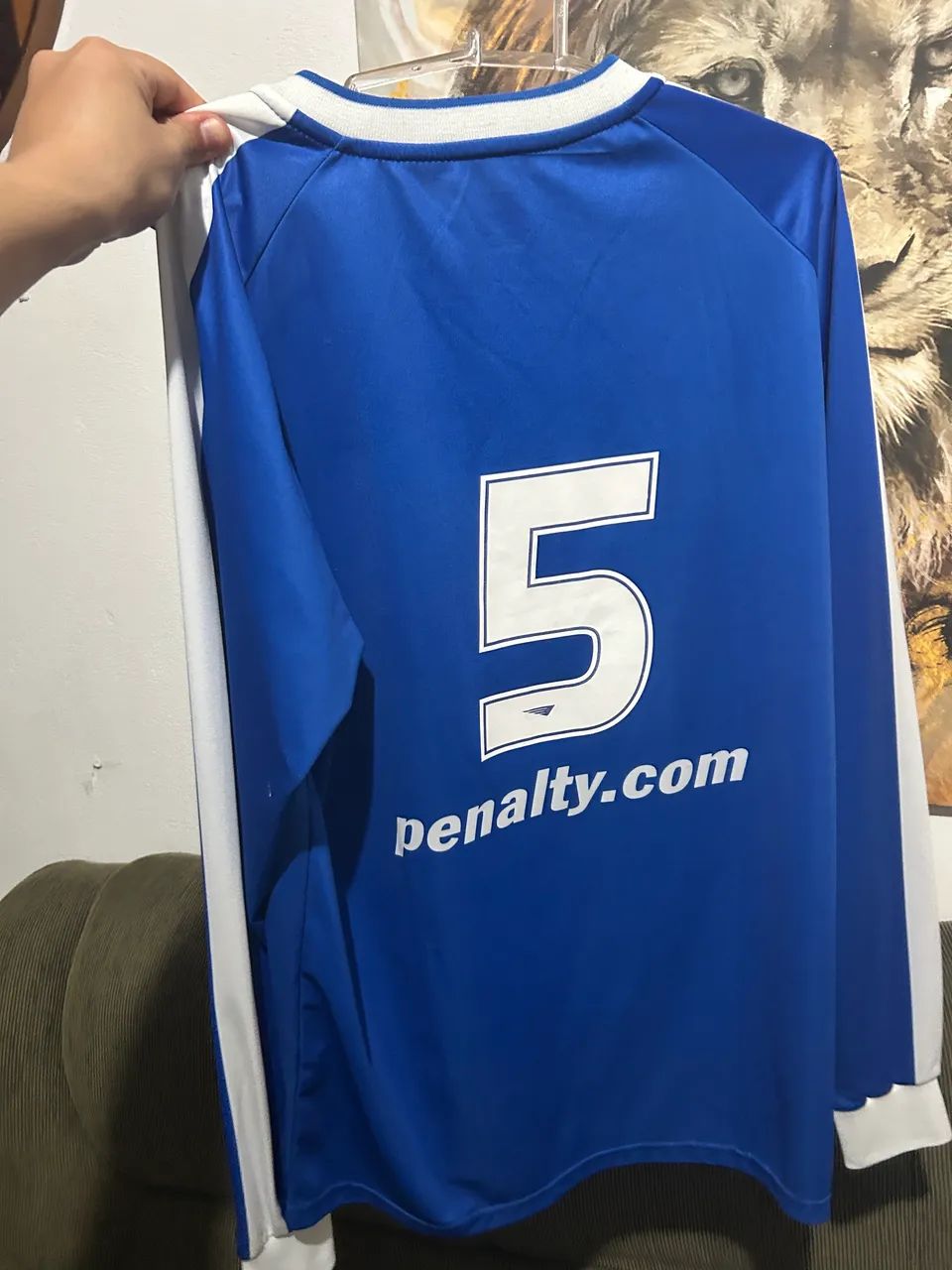 Camiseta Avai Azul - Manga Longa - Foto 3
