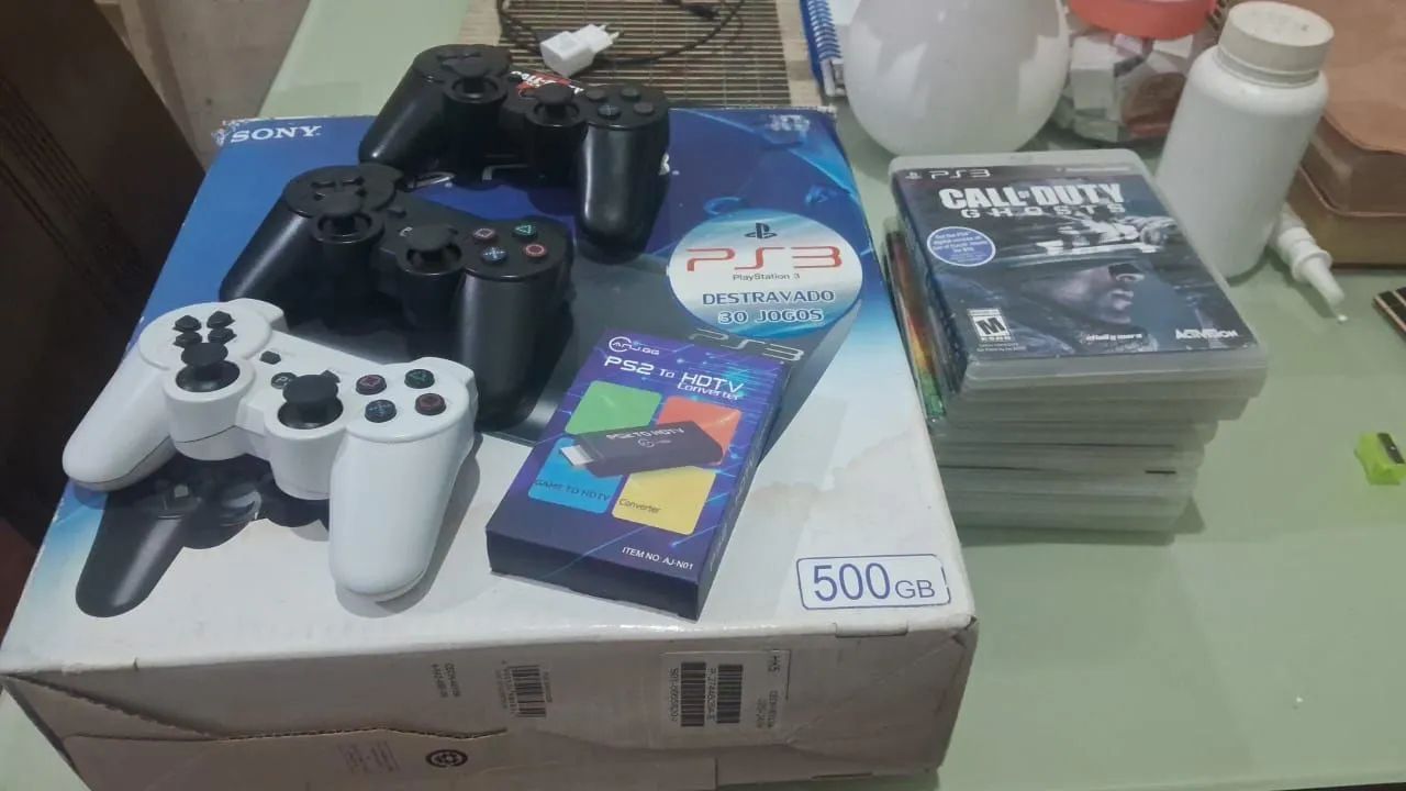 PS3 e jogos  - Foto 3