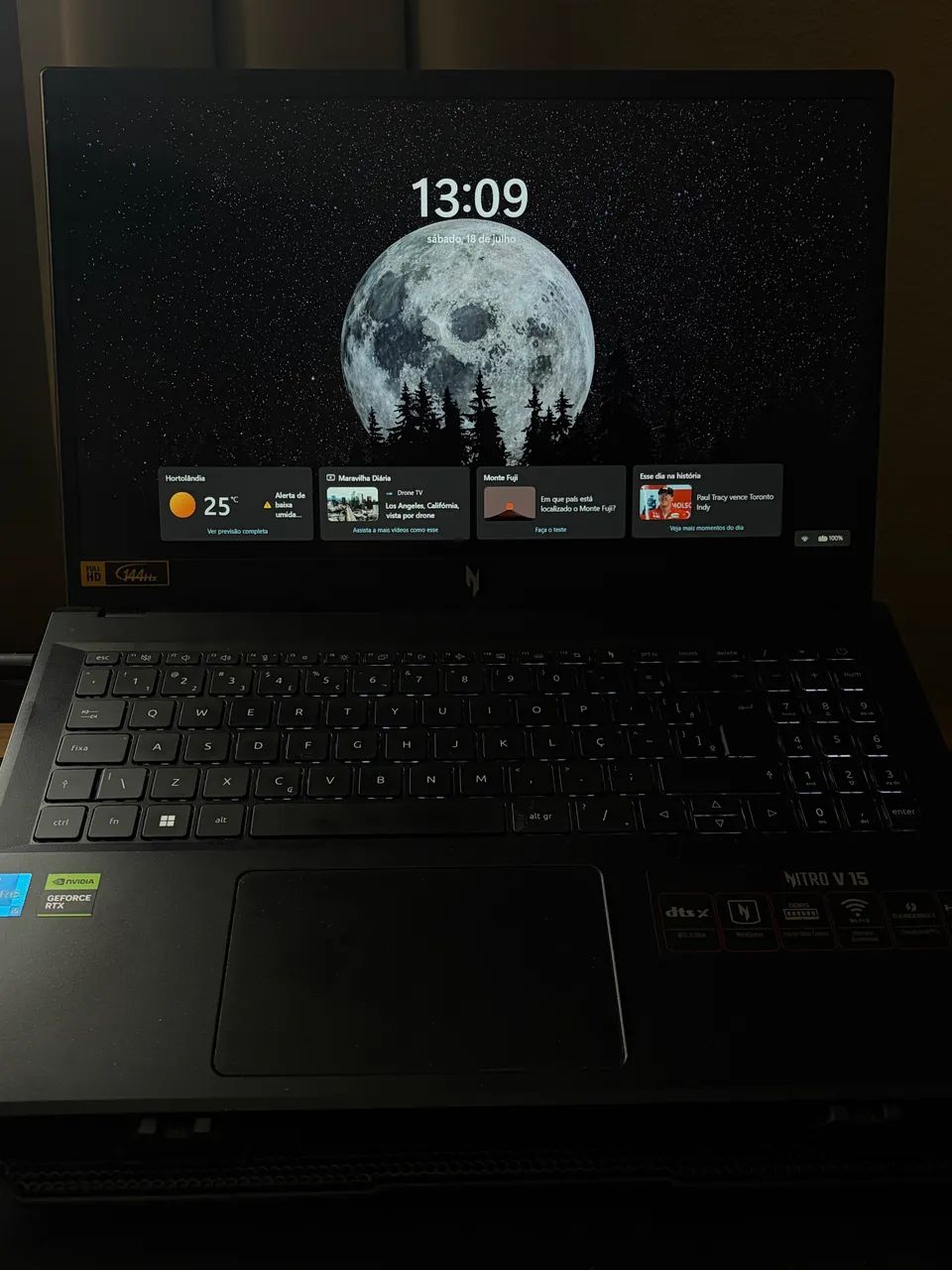 NOTEBOOK ACER NITRO V15 - RTX 4050 - 24GB RAM