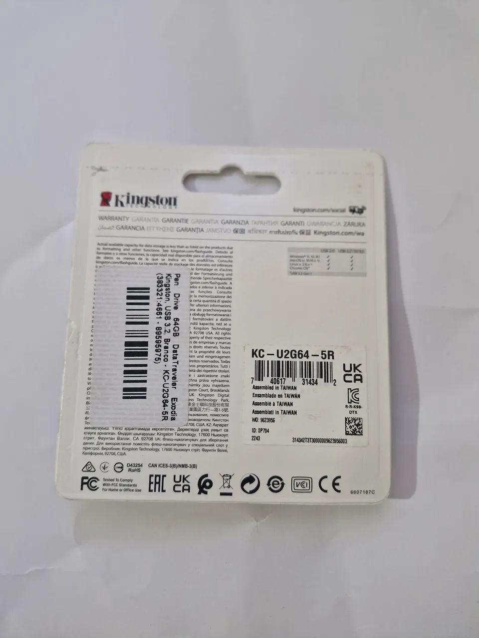 Pen-drive Kingston 64gb original - Foto 2