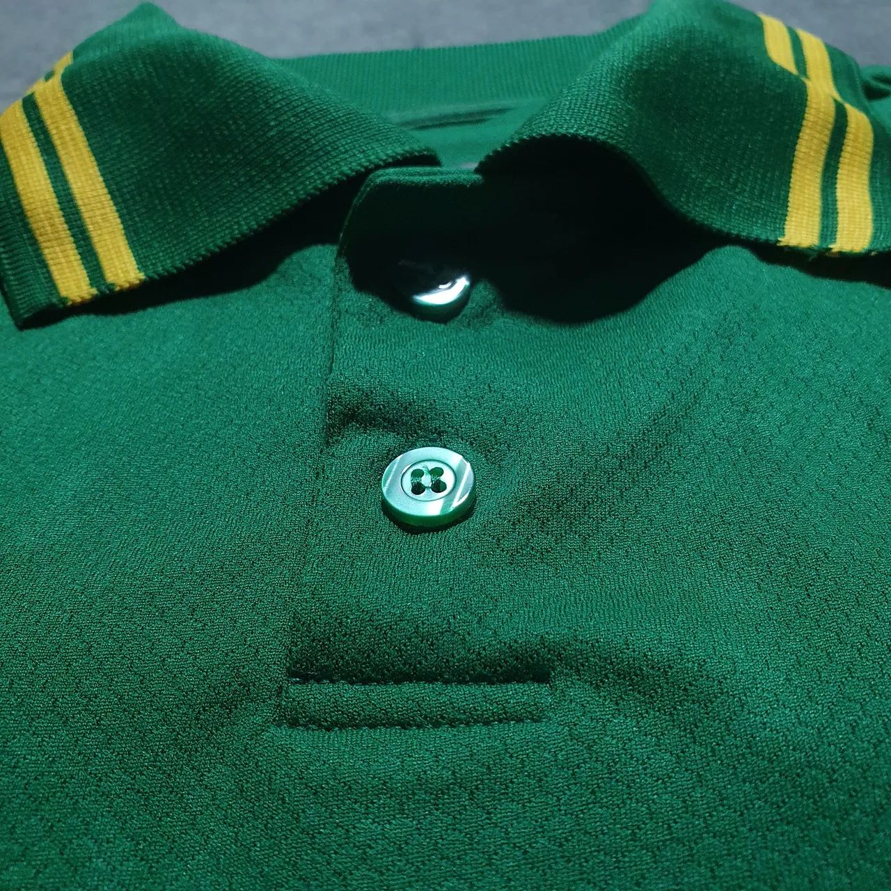 Camisa Brasil Verde Gola Polo e Patrocínios - Foto 5