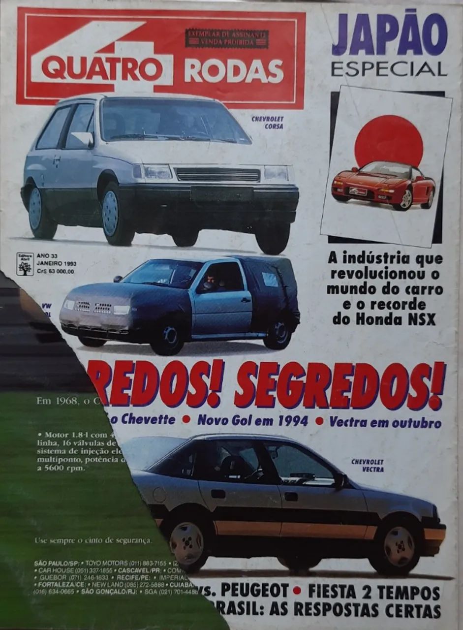 Kit com 3 revistas Quatro Rodas - Foto 3