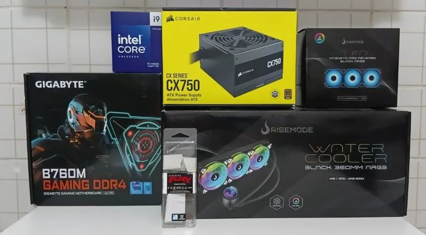 CPU  GAMER , I9 14-900K, sem Placa de vídeo off board, Oportunidade - Foto 3