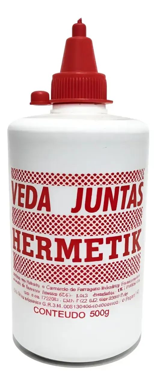VEDA JUNTAS VERMELHO HERMETIK 500G - Foto 2