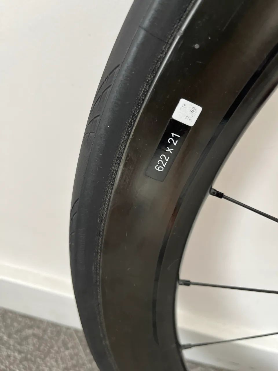 Roda carbono roval clx50 disco  - Foto 5