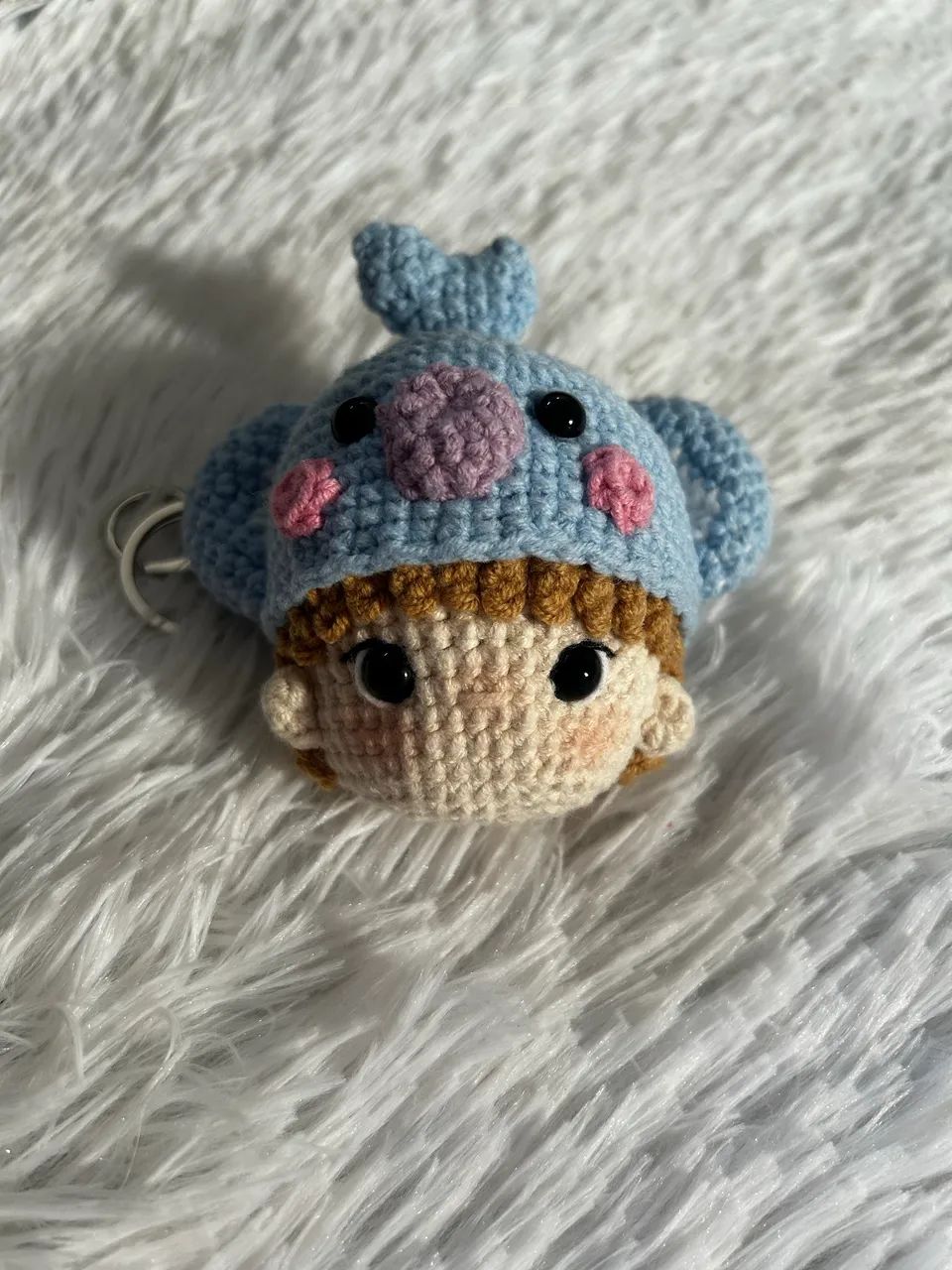 Chaveiro RM BTS amigurumi