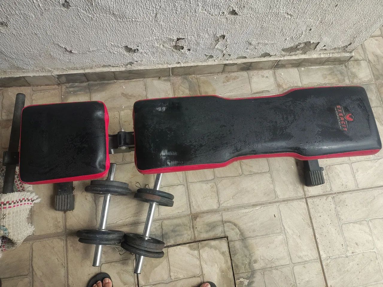 Banco de musculação regulável 