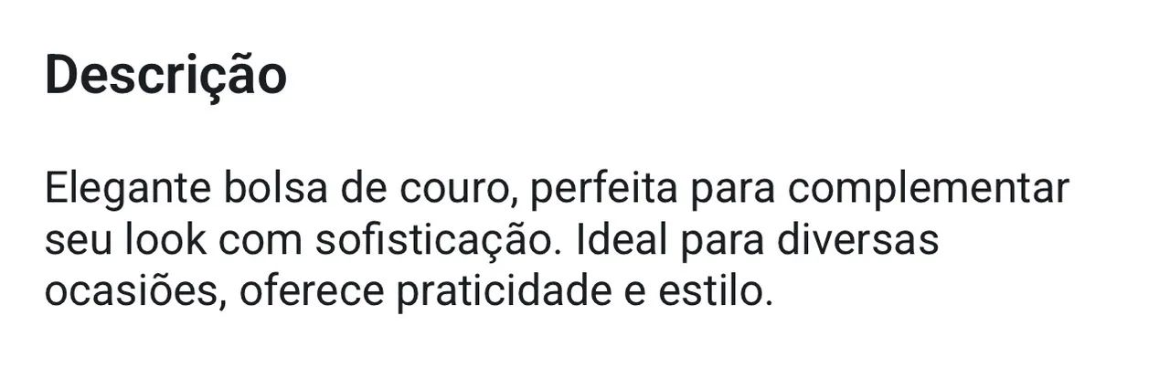 BOLSA COURO  - Foto 4