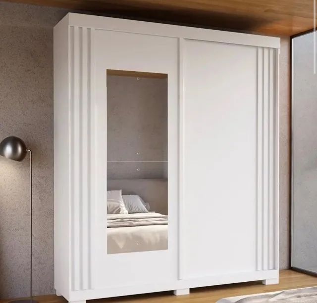 Guarda Roupa 2 Portas Linea 180 Branco