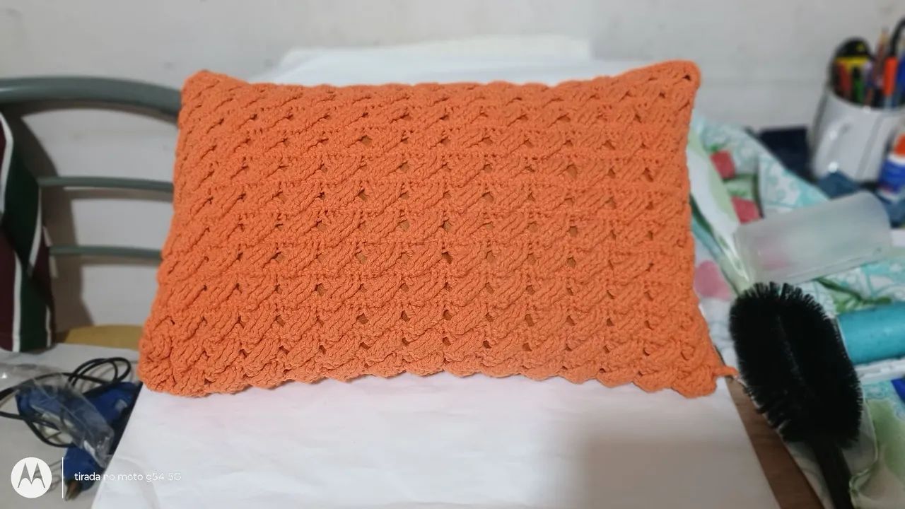 Almofada crochê 