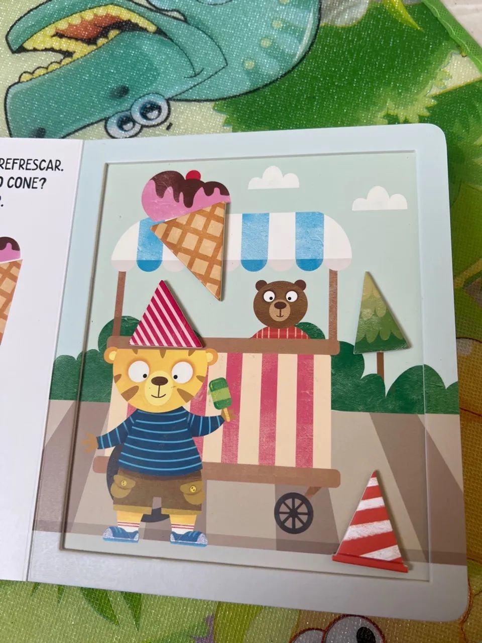 Livro interativo de peças em formatos - Foto 3