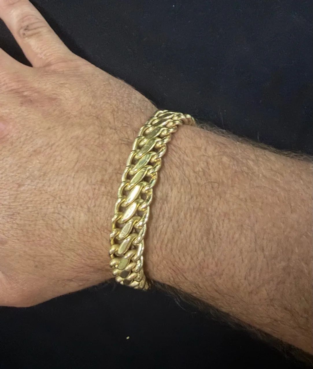 PULSEIRA DE OURO MASCULINA - Foto 4
