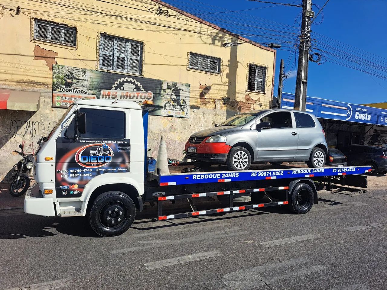 Reboque guincho 24 horas 