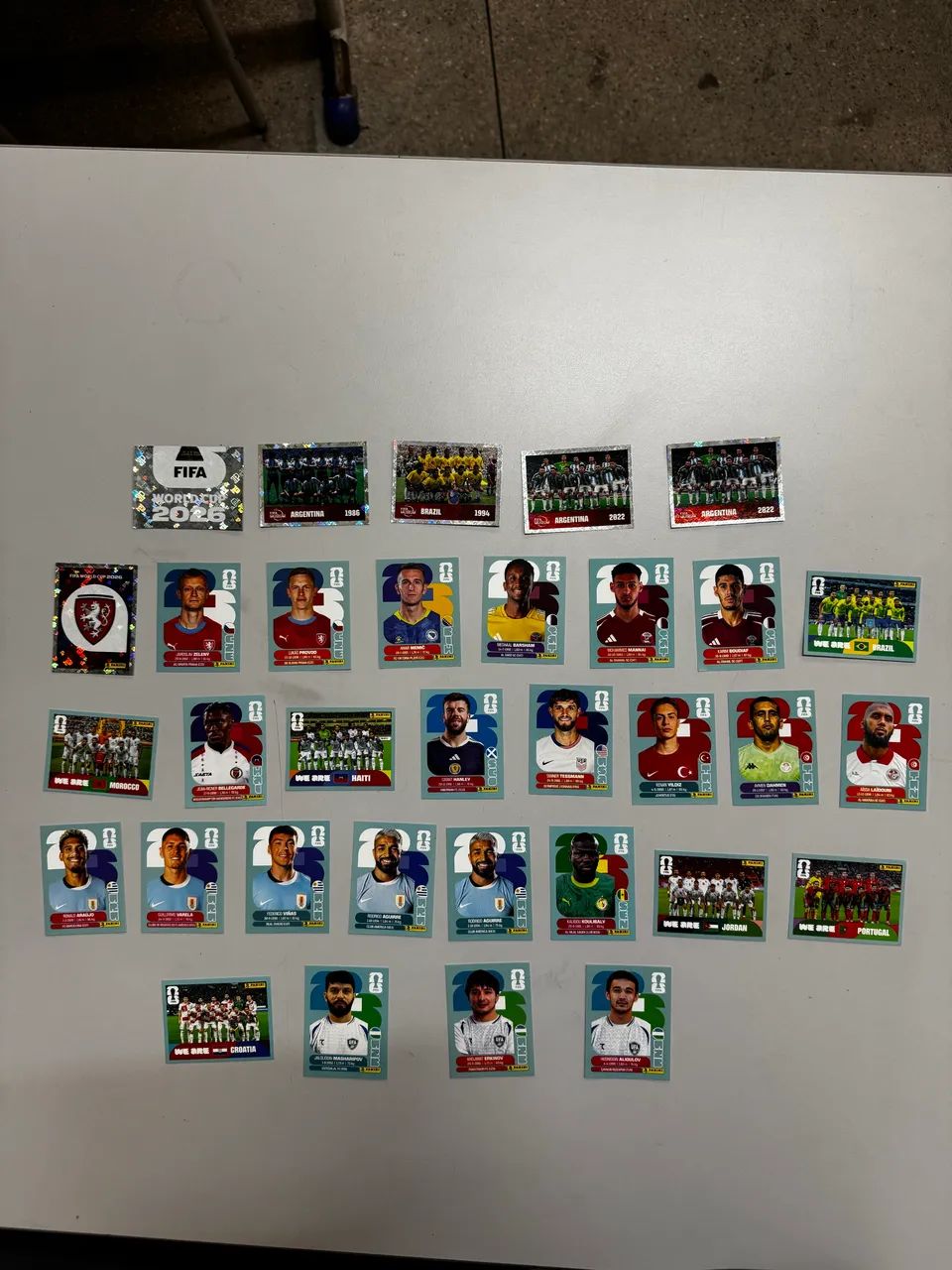 Lote com 33 Figurinhas Copa do Mundo 2026