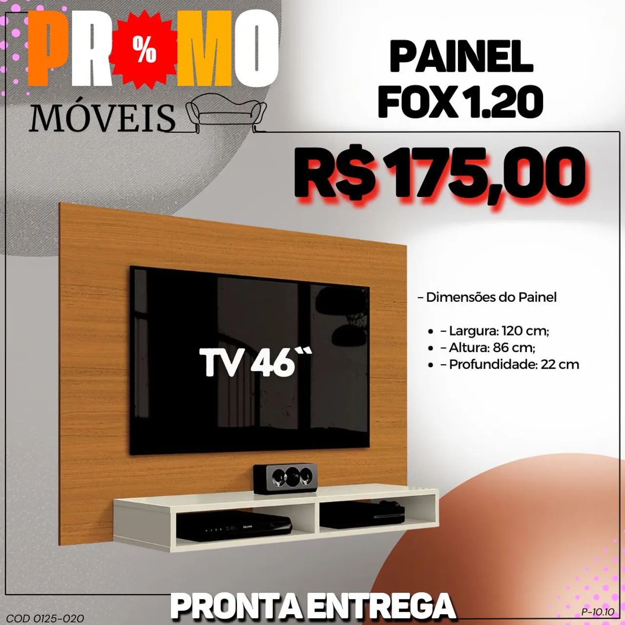 Painel para TV - ENTREGA IMEDIATA - Foto 2