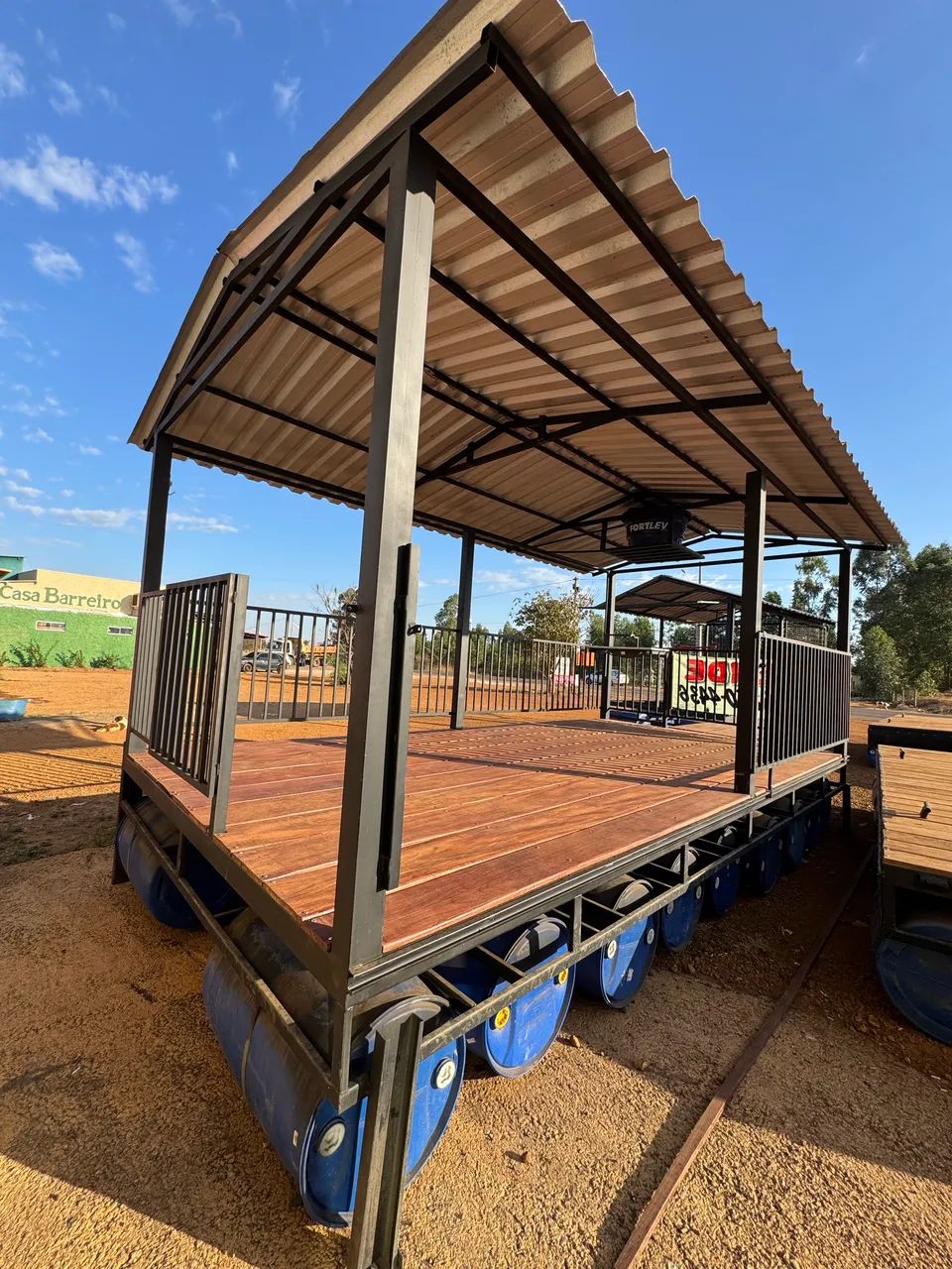 Flutuante 3x6m mais rampa 3x1m 