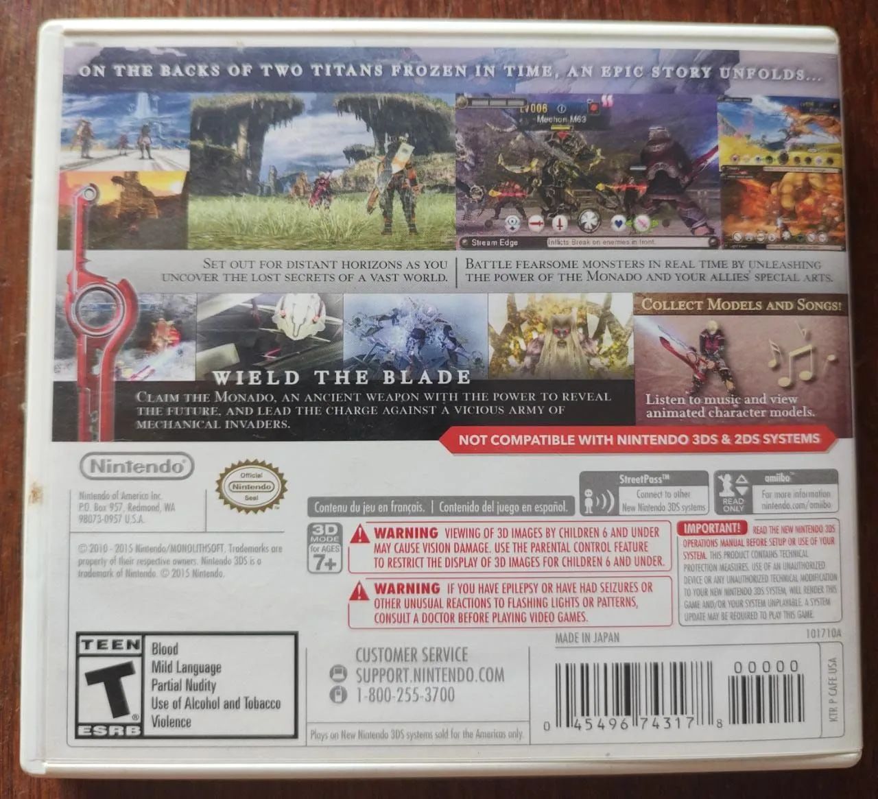 Xenoblade Chronicles 3D = R$: 300 - Foto 5