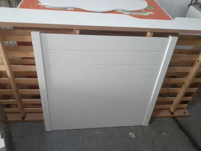 cama solteira com cama auxiliar branca completa - Foto 2