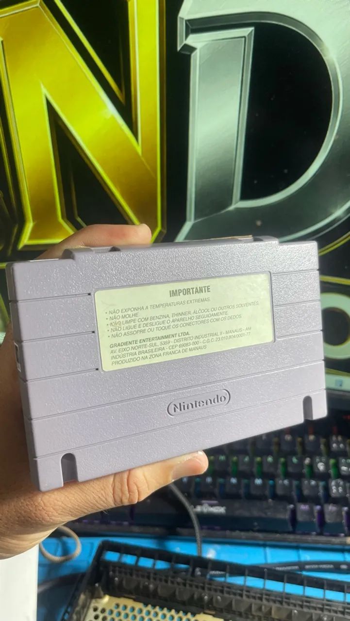 Jogo original super Nintendo SUPER MARIO WORLD  - Foto 2