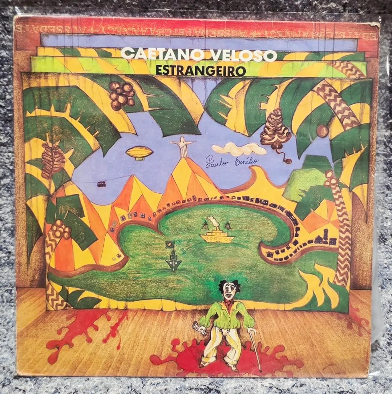 Disco de vinil (LP) Caetano Veloso - Estrangeiro