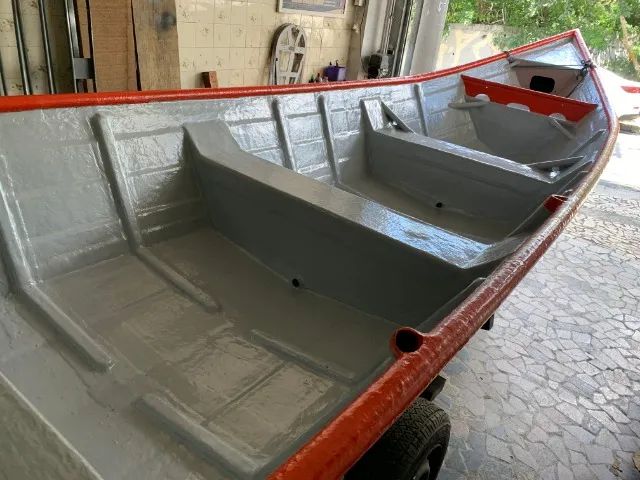 Barco Fibra Borda Alta quebra ondas 6,50 metros 21 pés - Foto 7