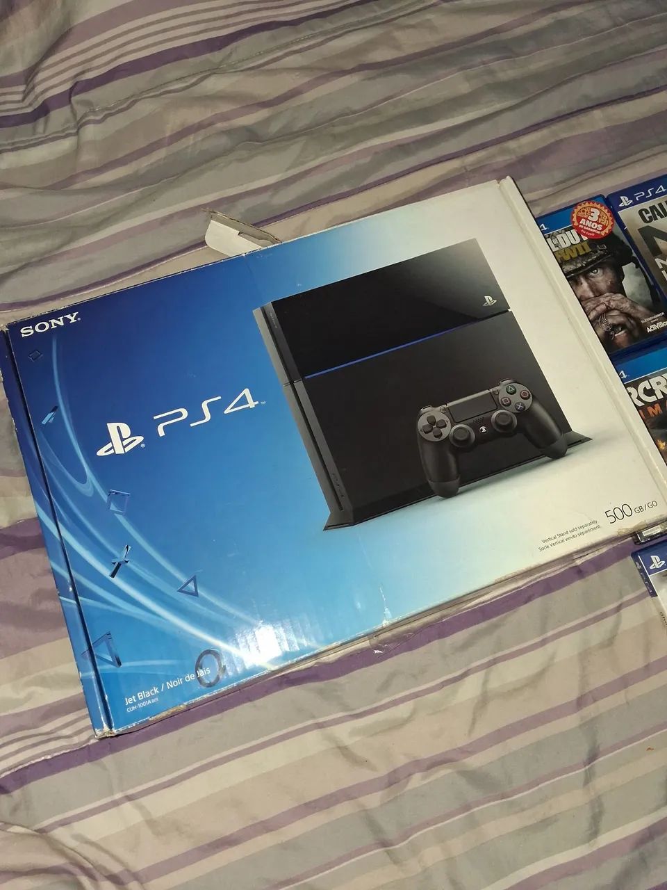 Ps4 com 12 jogos e 2 controles - Foto 3